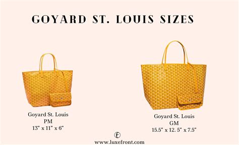 costo goyard|goyard bag dimensions.